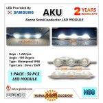 LED Module AKU Samsung Korea SMD 2835 Optic Dove Doff | 3 Mata - Putih